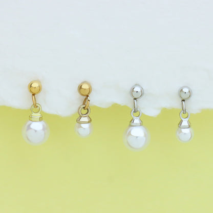 Pearl Drop Earring - OhmoJewelry