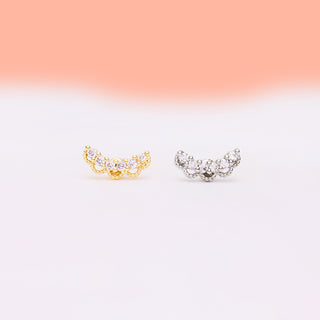 Flying Gemstone Stud - OhmoJewelry