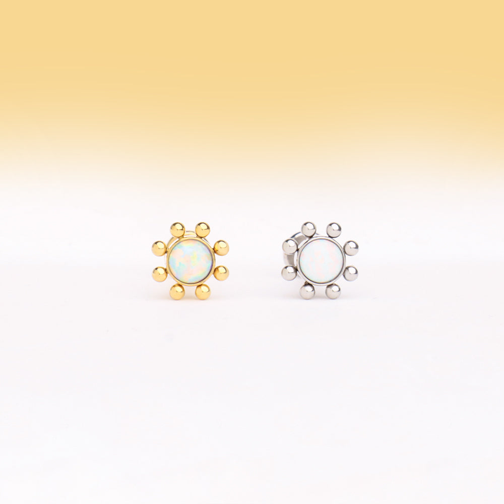 Opal Sun Stud - OhmoJewelry