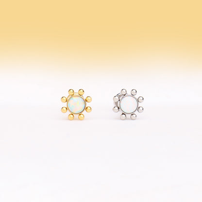 Opal Sun Stud - OhmoJewelry