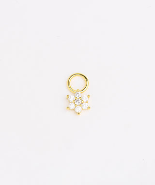 Shiny Flower Charm - OumoJewelry
