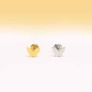 Simple Butterfly Stud - OhmoJewelry