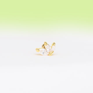 Marquise Gemstone Stud - OhmoJewelry