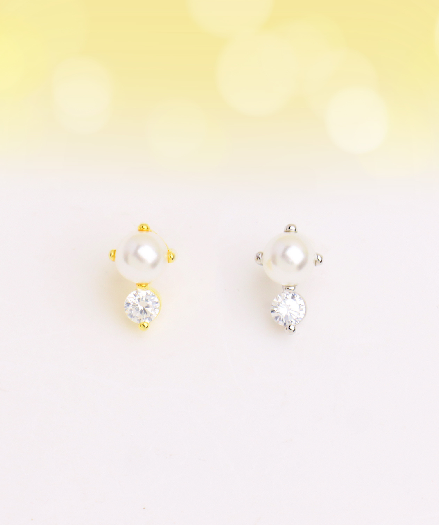 Pearl &amp; Gem Stud