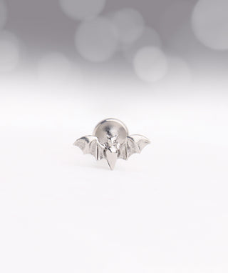 Titanium Bat Flatback Stud - OumoJewelry