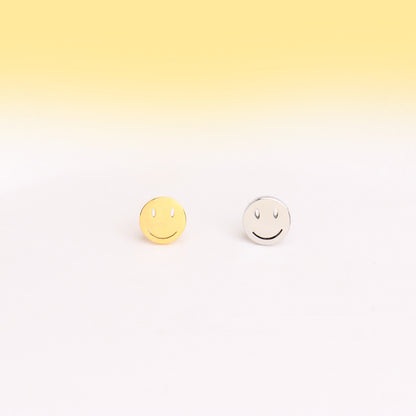 Simple Smile Stud - OhmoJewelry