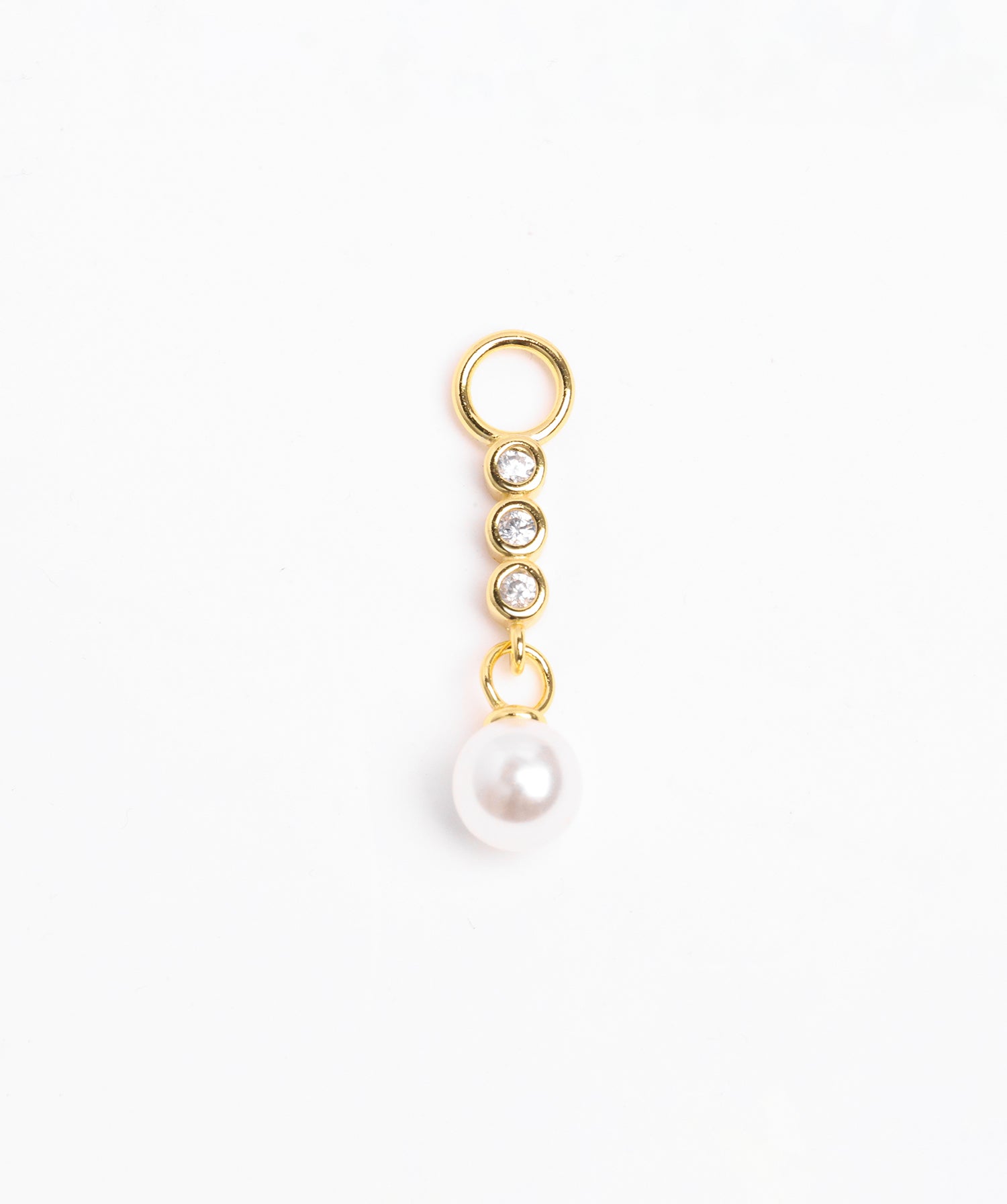 Elegant Pearl Dorp Charm