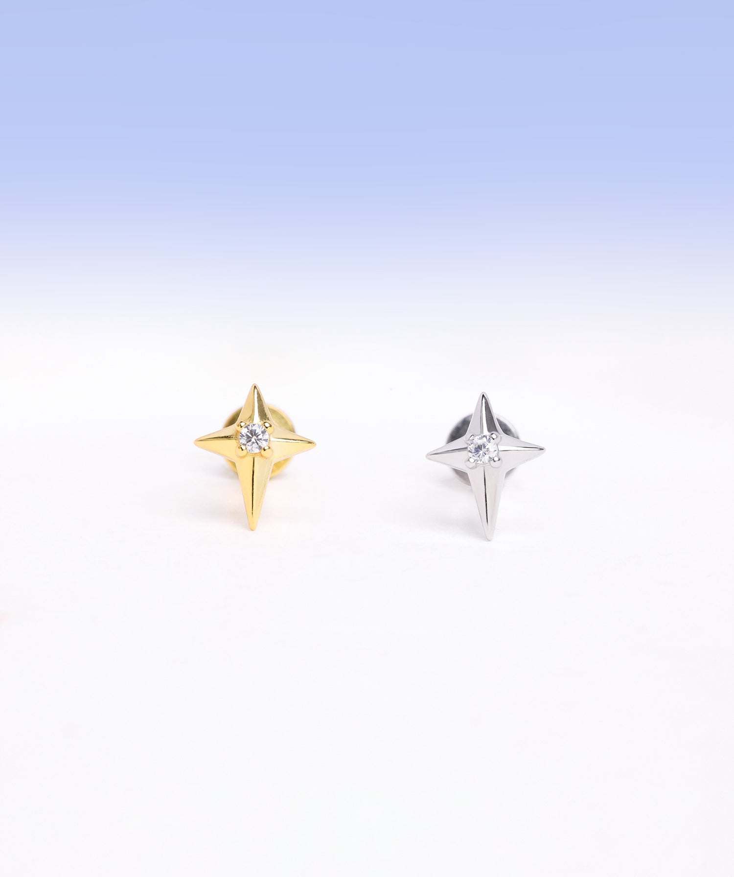 Four-Pointed Star Stud