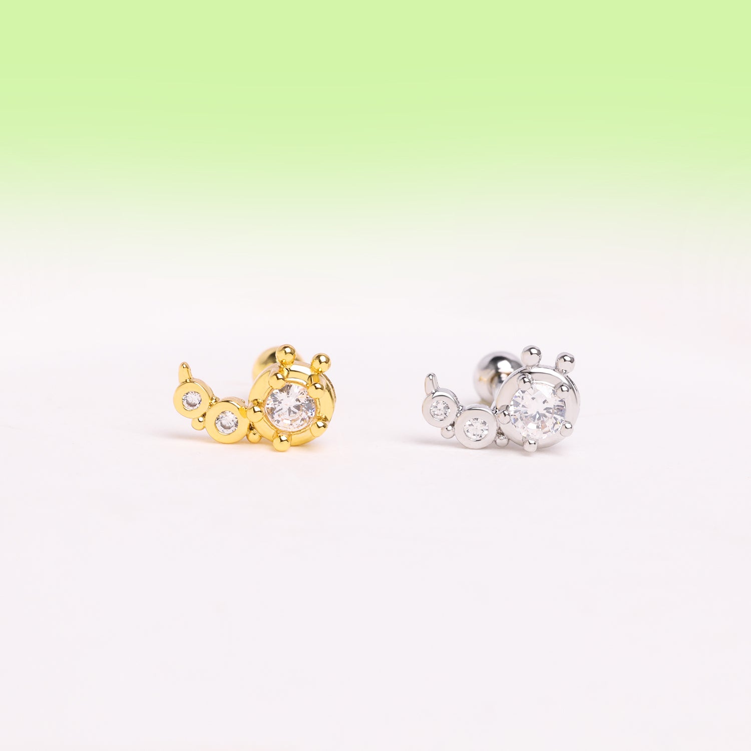 Cute Caterpillar Stud - OhmoJewelry