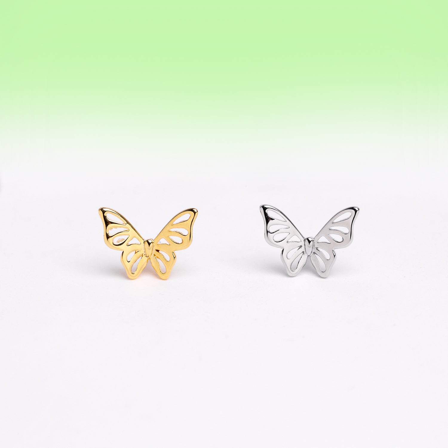 Exquisite Hollow Butterfly Stud - OhmoJewelry