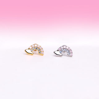 Rainbow Cloud Stud - OhmoJewelry
