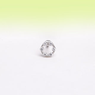 Shiny Donut Stud - OhmoJewelry