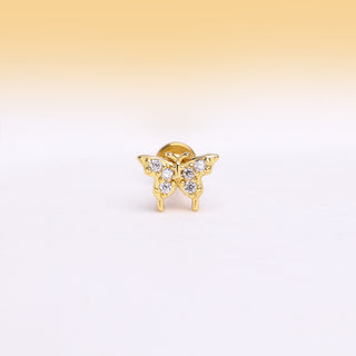 Cheerful Butterfly Stud - OhmoJewelry