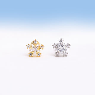 Star Flower Stud - OhmoJewelry