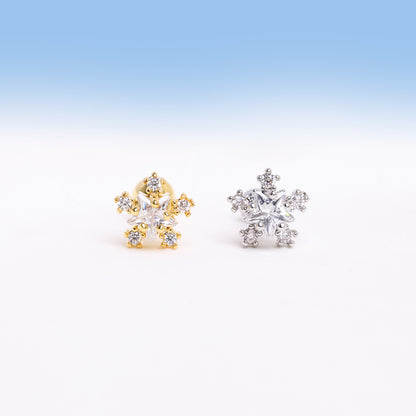 Star Flower Stud - OhmoJewelry