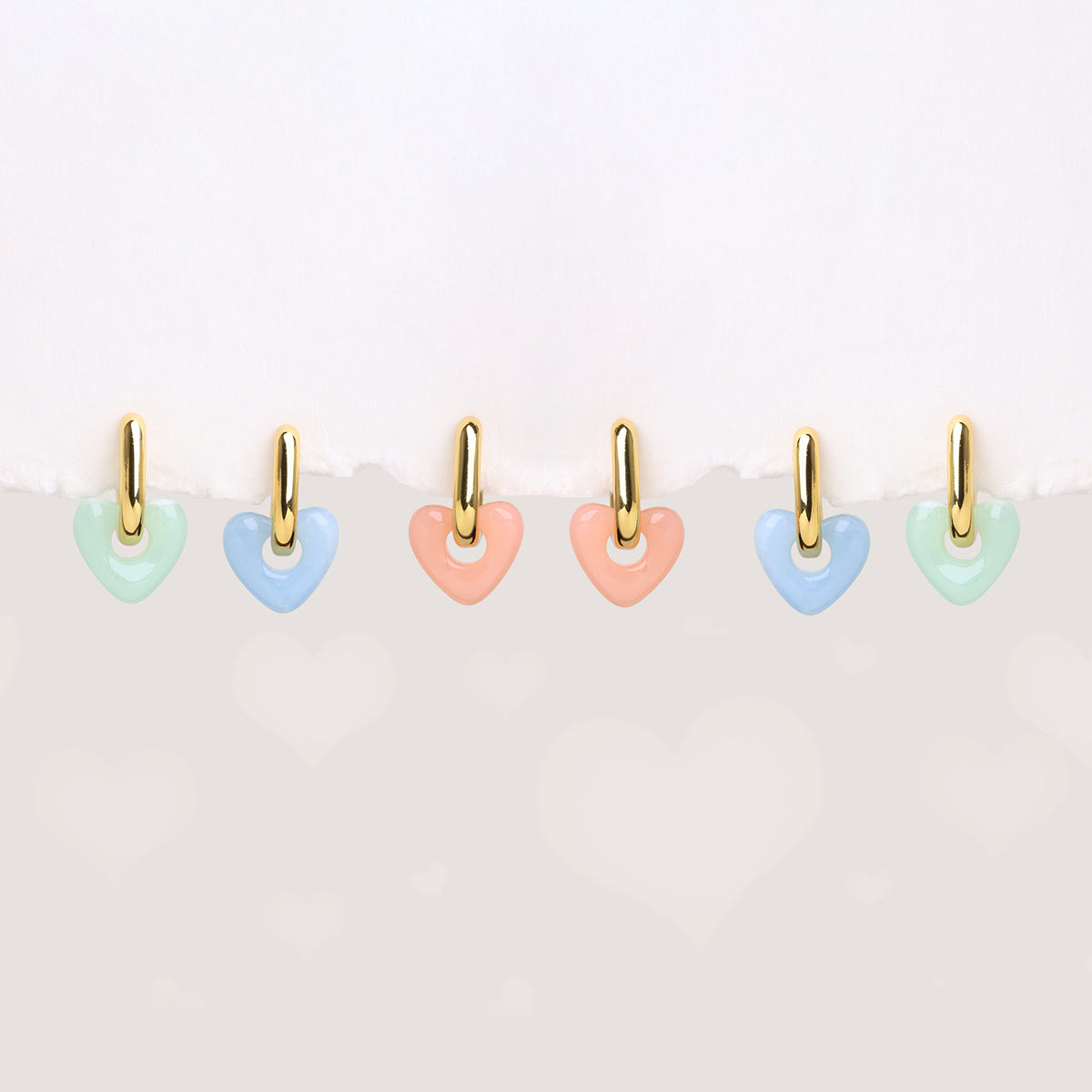 U-Shaped Love Drop Earrings - Brass - Oumo Jewelry
