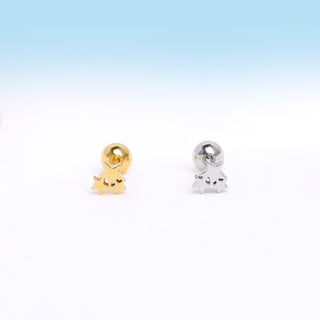 Simple Little Star Stud - OhmoJewelry