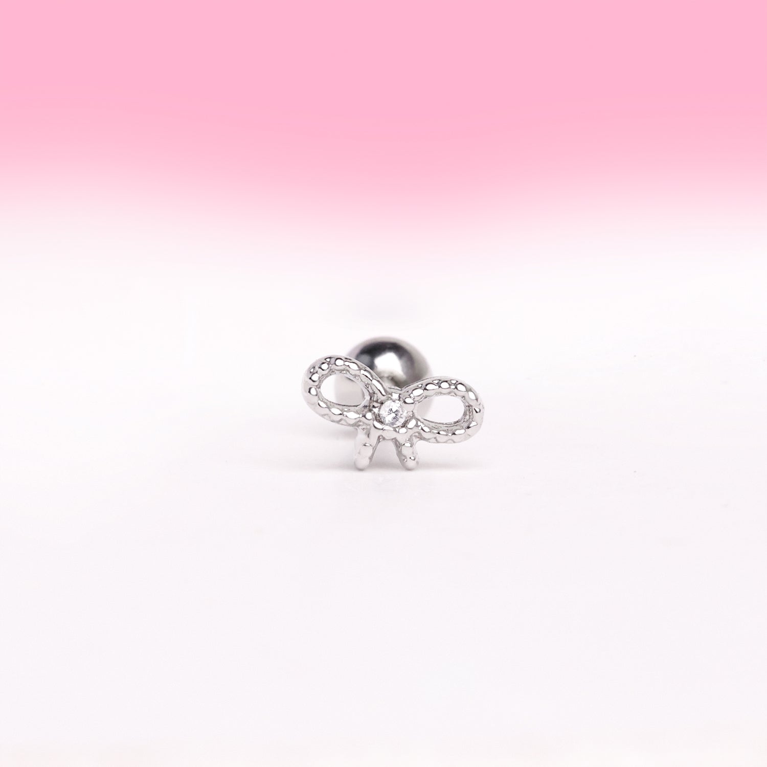 Petite Cute Bow Stud - OhmoJewelry