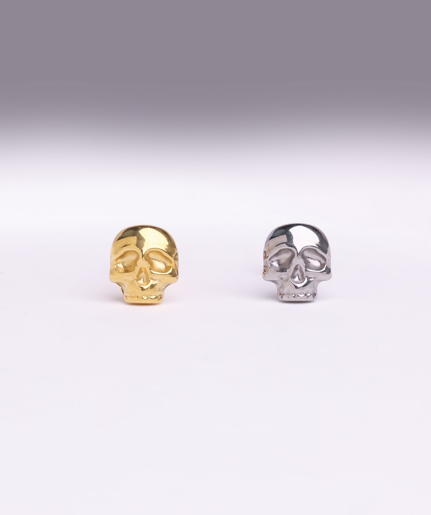 💀Titanium Cool Skull Stud