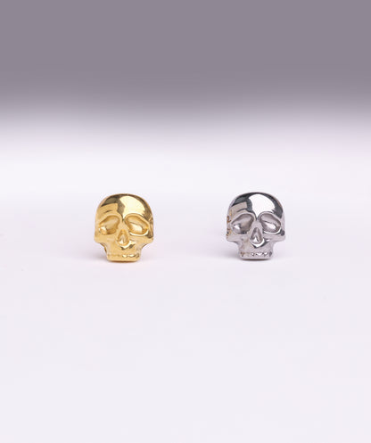 💀Titanium Cool Skull Flatback Stud