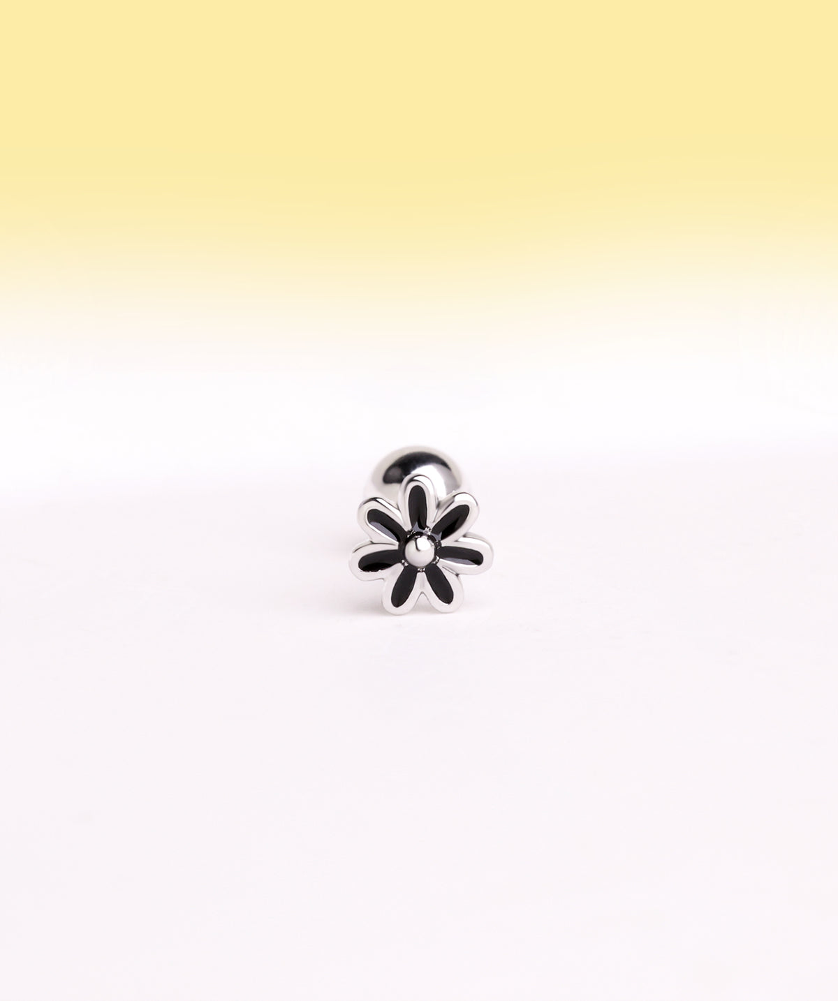 Cute Daisy Stud - Stainless Steel - Upper Lobe, Helix, Flat - Oumo Jewelry