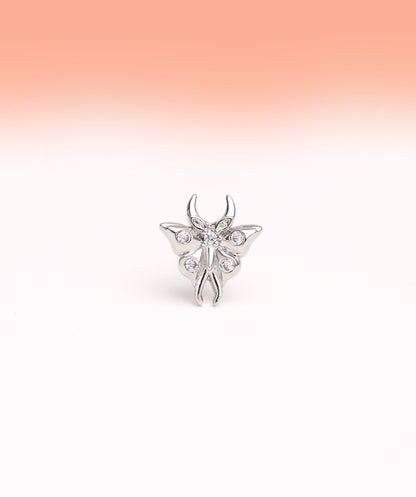 Devil Butterfly Stud