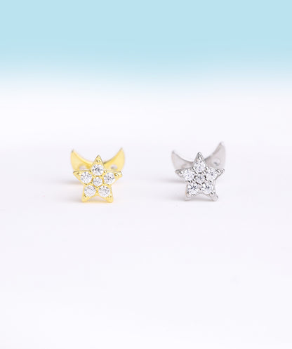 Moon Star Reversible Flatback Stud