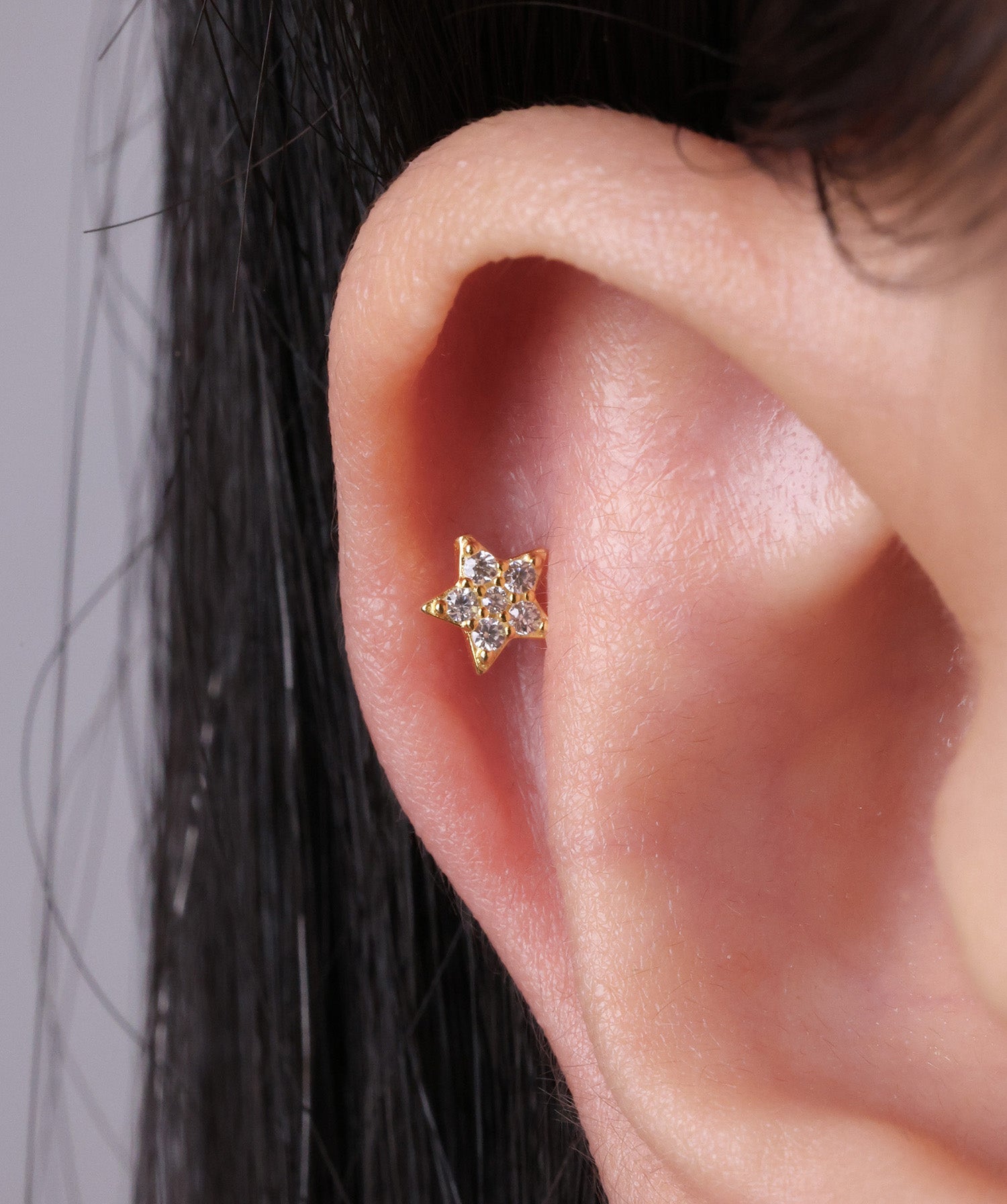 Moon Star Reversible Flatback Stud