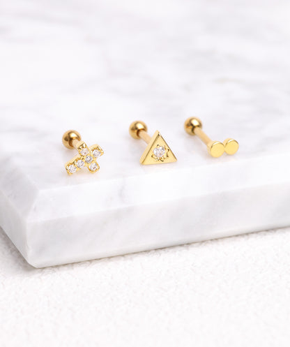 Petite Cross Stud