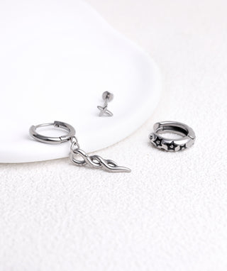 Petite Cross Flatback Stud - OumoJewelry