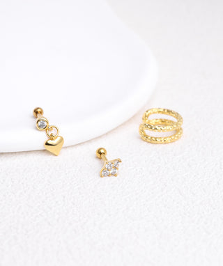 Playful Heart Drop - OumoJewelry
