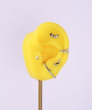 Asymmetric Rectangular Stud - OumoJewelry