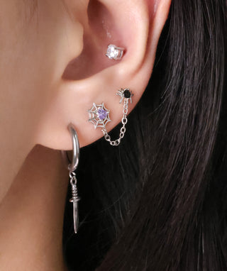 Sword Drop Earrings - OumoJewelry
