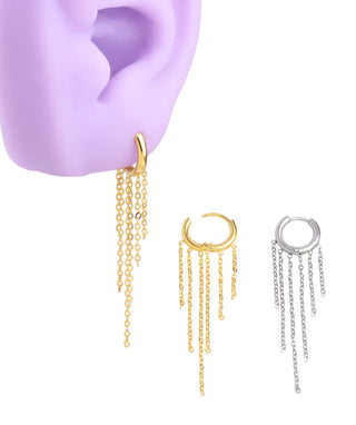 Tassel Chain Earring - OumoJewelry