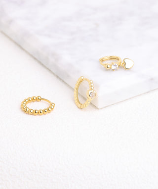 Cute Heart Helix Hoop - OumoJewelry