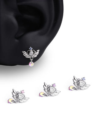 Wings of Love Stud - OumoJewelry