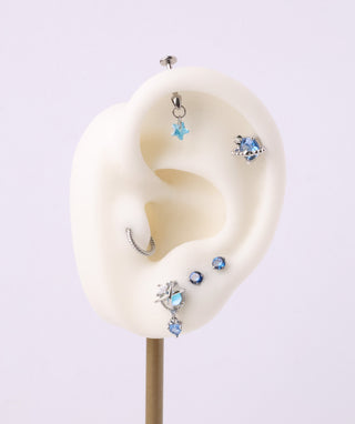 Planet Love Drop Stud - OumoJewelry