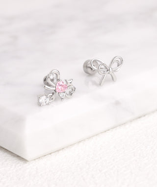 Sweet Love Bow Drop - OumoJewelry
