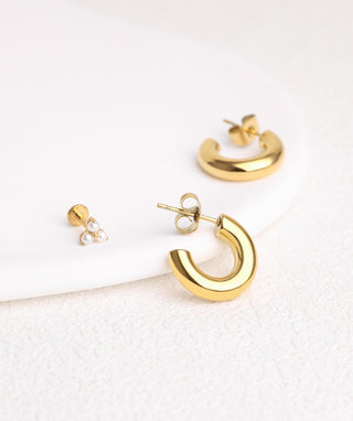 Bold Huggie Earrings - OumoJewelry