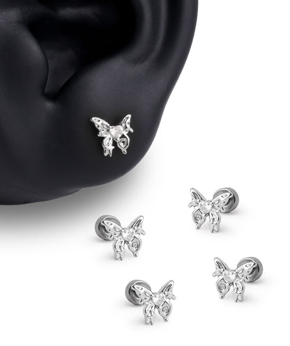 Loving Butterfly Stud