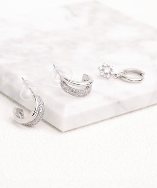 Shiny Huggie Hoops - OumoJewelry