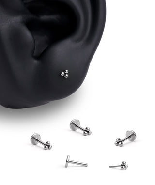 Titanium Basic Flatback Stud - OumoJewelry