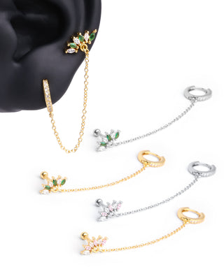 Charm Marquise Gems Chain - OumoJewelry