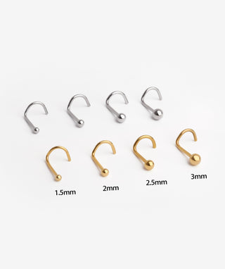 Basic Ball Nose Stud - OumoJewelry