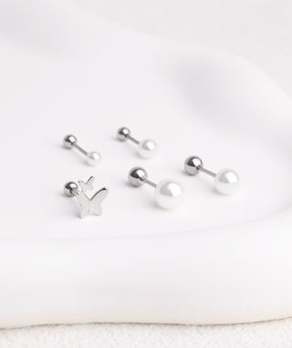 Cute Double Butterfly Stud - OumoJewelry