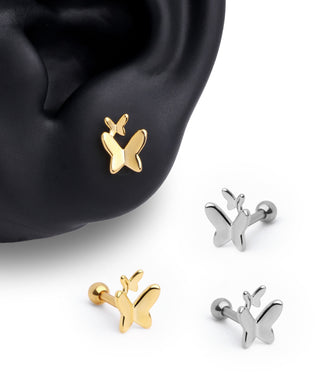 Cute Double Butterfly Stud - OumoJewelry