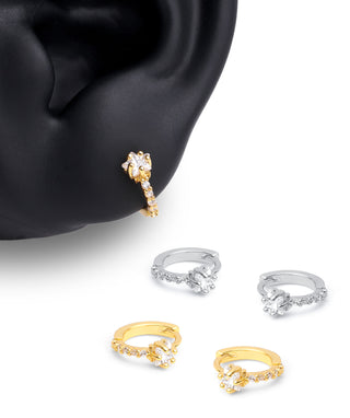 Star Hoop - OumoJewelry