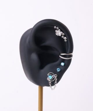 Opal Star & Moon Chain - OumoJewelry