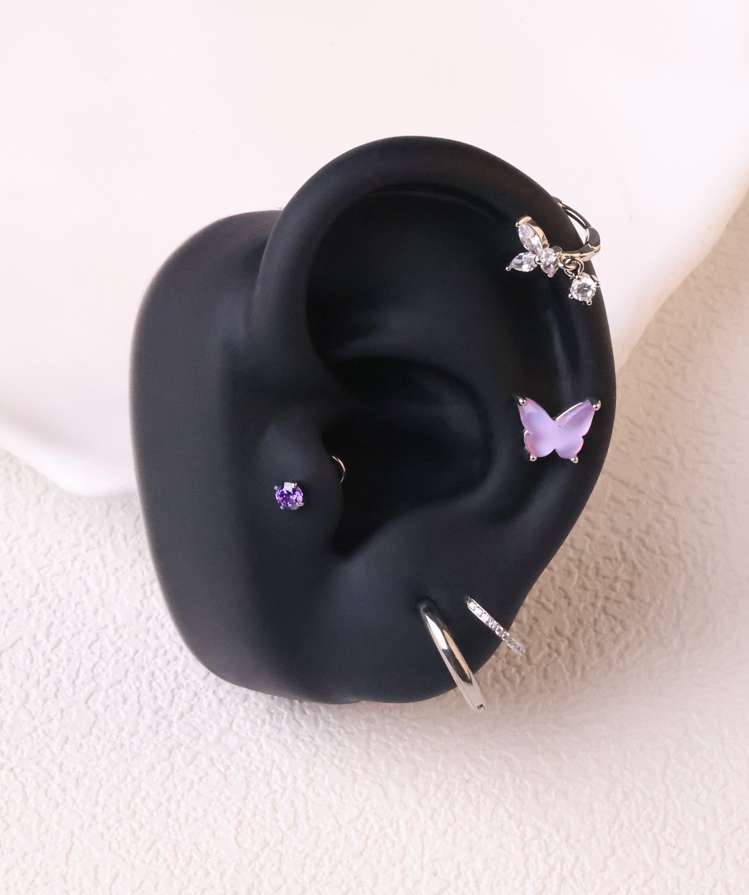 Charm Butterfly Flatback Stud