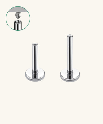 Internal Threaded Flat Back Post (Stainless Steel)